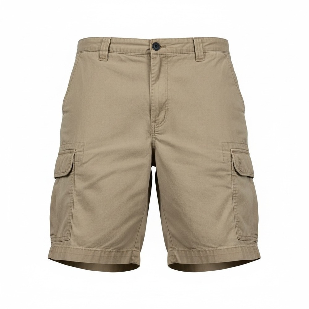 Chaps Cargo Shorts Men 38 Khaki Beige Casual Utility Pockets Classic Fit Summer